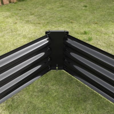Metal Raised Garden Bed Kit β Durable Black Raised Bed for Flowers, Vegetables & Herbs