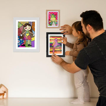 A4 Kids Art Frame – Magnetic Front, Changeable Display for Children’s Artwork