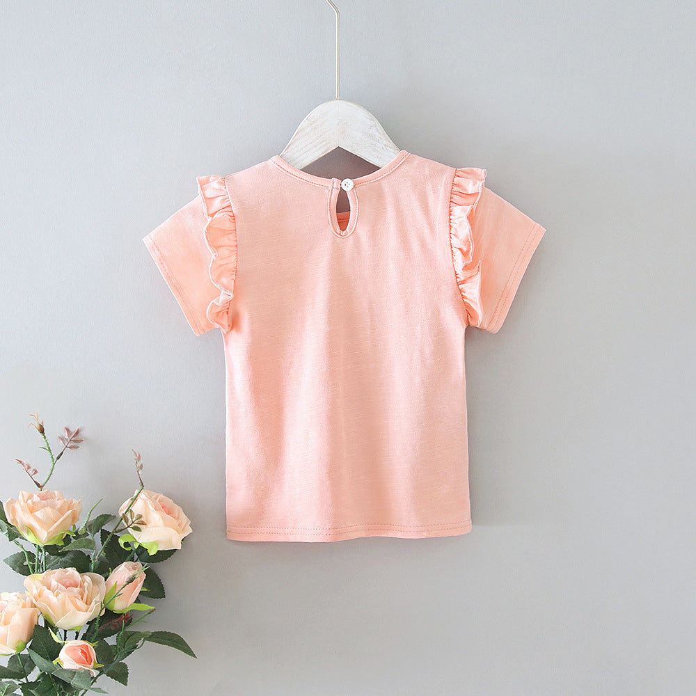 Baby Lace T-Shirt β Soft & Stylish Top for Girls with Delicate Detailing