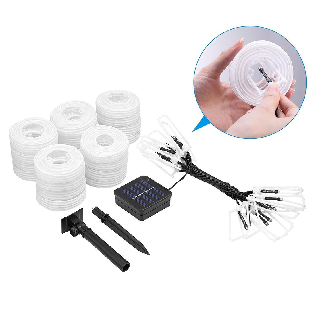 Solar Lantern String Lights – Waterproof Outdoor Hanging Decorative Lights for Garden & Patio