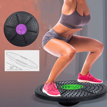 Yoga Balance Board Disc | Round Stability Plate for Core, Waist & Full-Body Fitness Training