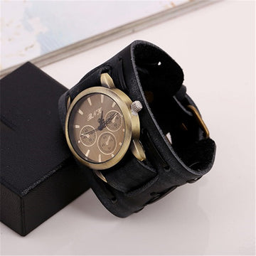 Accessories Foreign Trade Watches Retro Cowhide Watches Punk