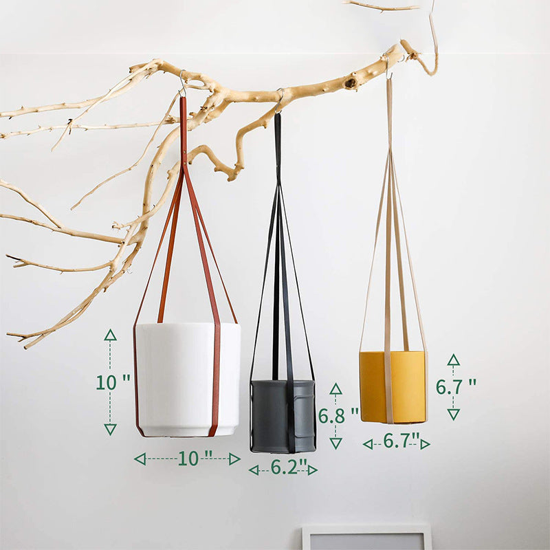 Indoor Hanging Plant Basket Stand β Oho Hammock Flower Holder for Potted Plants & Home Decor