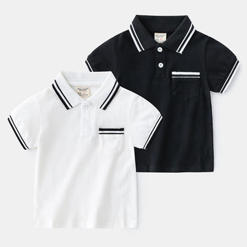 Boys' Summer Polo T-Shirt – Lightweight & Stylish Short Sleeve Top