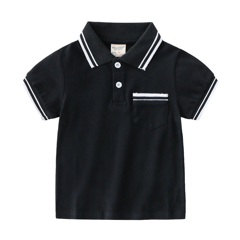 Boys' Summer Polo T-Shirt β Lightweight & Stylish Short Sleeve Top