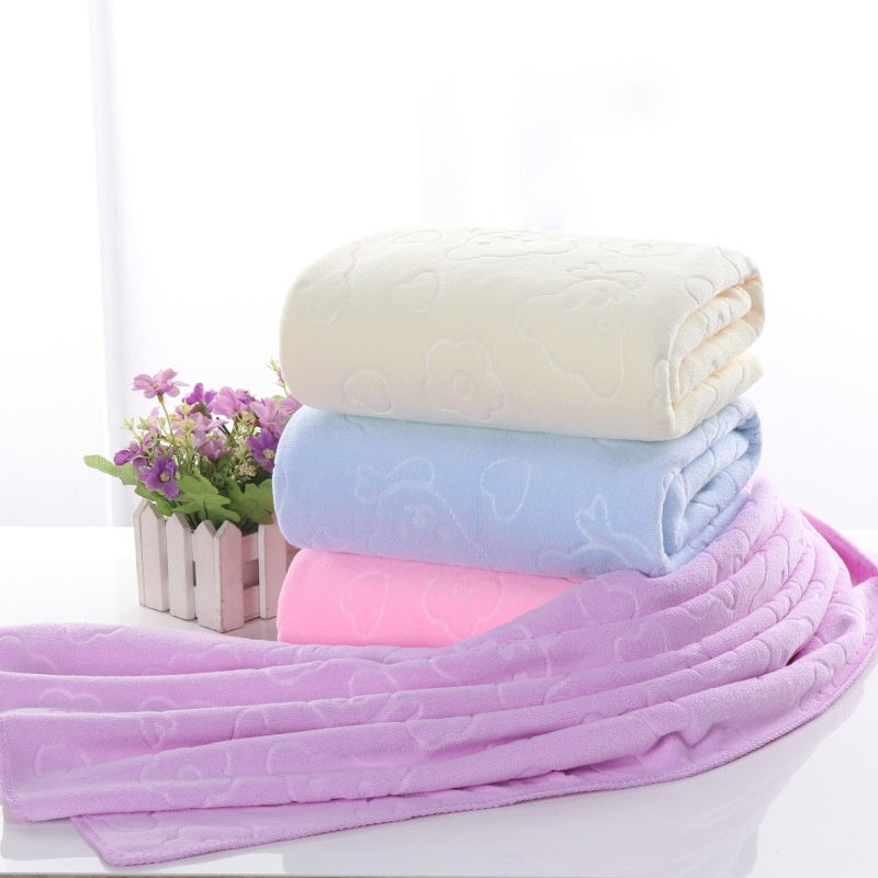 Thickened Microfiber Towels – Ultra-Absorbent Car Wash, Cleaning & Salon Bath Towels