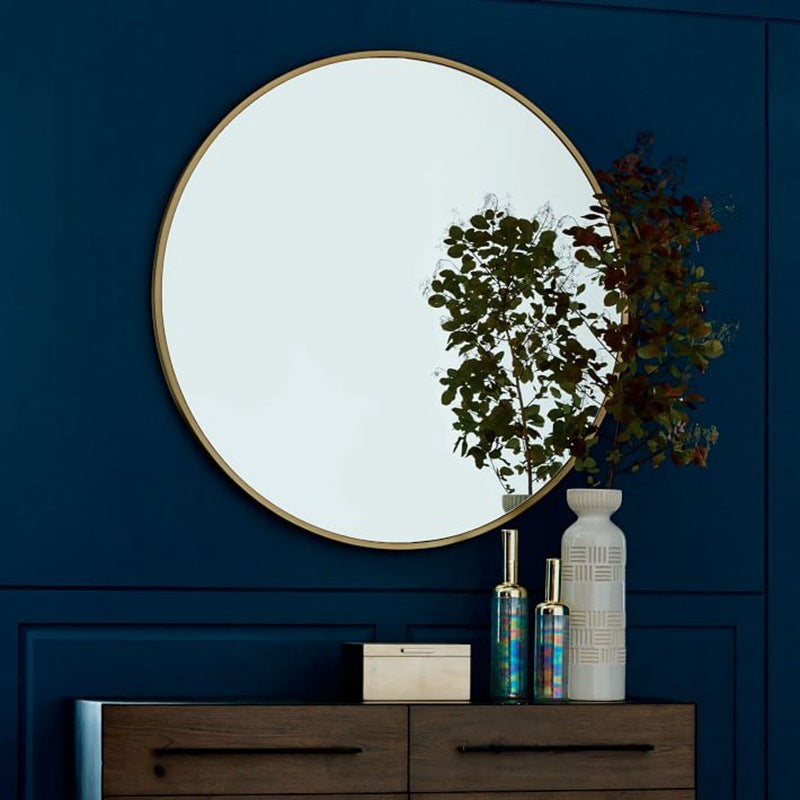 AquaGlow™ Bathroom Wall Mirror – Decorative Hanging Vanity Mirror
