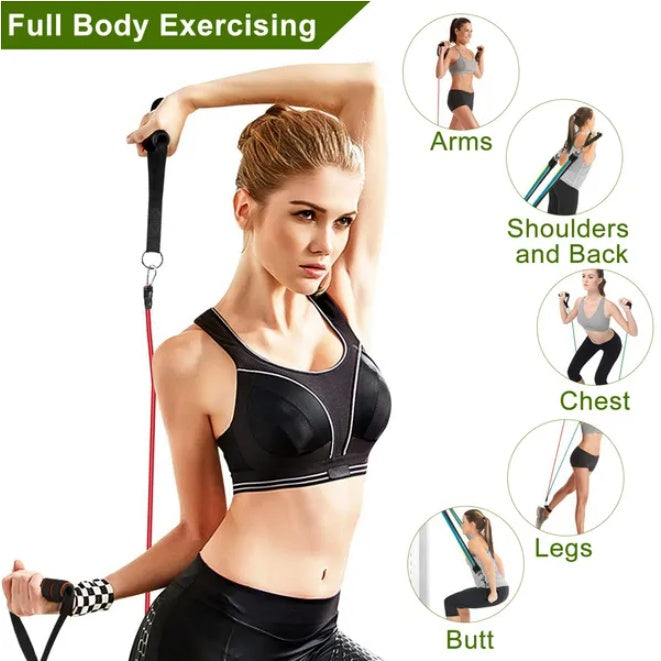Resistance Bands Set – Versatile Fitness Bands for Strength & Flexibility Training
