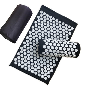 Lotus Acupressure Massage Cushions & Yoga Mats – Pain Relief & Relaxation Pillow Set