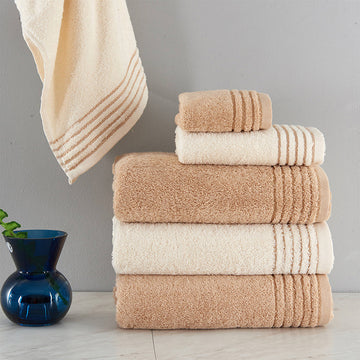 100% Cotton Towel Set – Soft, Absorbent & Durable Towels for Bath, Hand, and Face
