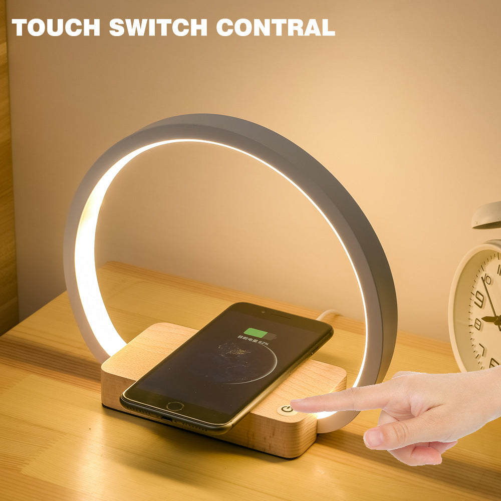Multi functional Table Lamp – LED Desk Light with Wireless Charger & USB Ports