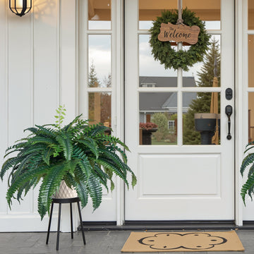 47-Inch Artificial Boston Fern – Large Faux Fern Plant with 88 Branches for Indoor & Outdoor Decor