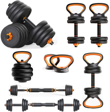 Dumbbells & Barbells Multi functional 6-in-1 Combo – Ultimate Home Gym Set