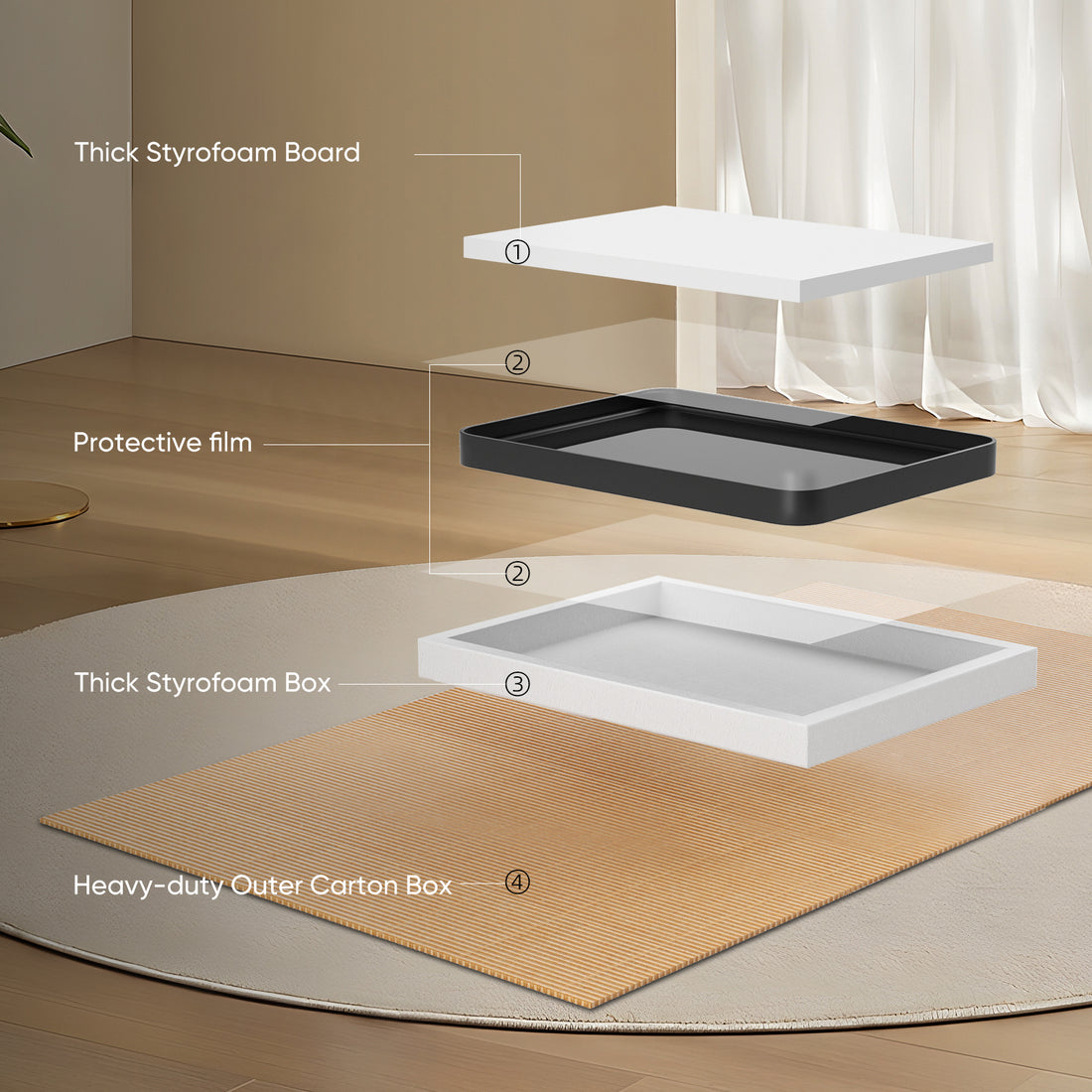 GlowEdge™ Wall Vanity Mirror – Modern Hanging Makeup & Grooming Mirror