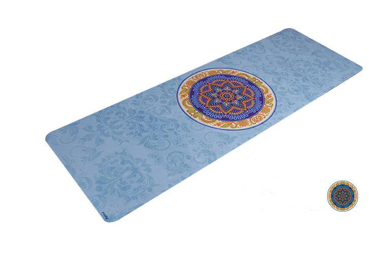 Natural Rubber Slip-Resistant Yoga Mat | Lightweight Folding Fitness & Travel Mat