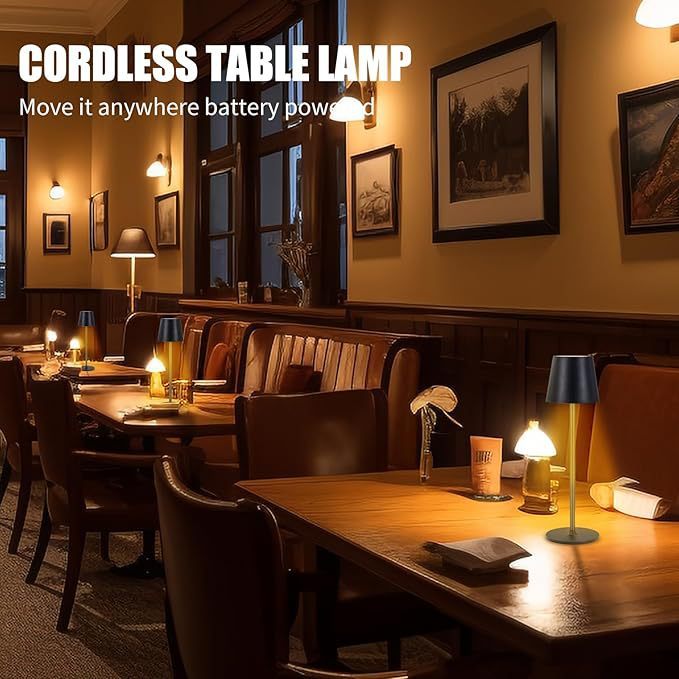 Creative Waterproof Rechargeable Table Lamp – Portable LED Ambient Light for Indoor & Outdoor