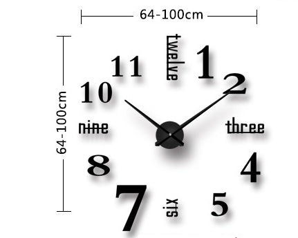 Modern Wall Clock β Silent Quartz Movement, Easy-to-Read Decorative Timepiece