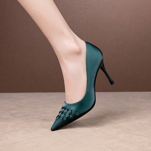 Pointed Shallow Mouth Single Shoes Women Stiletto Fashion Shoes