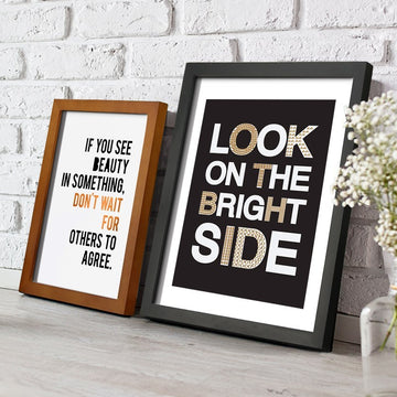 Solid Wood Picture Frame – Rustic Photo Frame & Home Decor Ornament