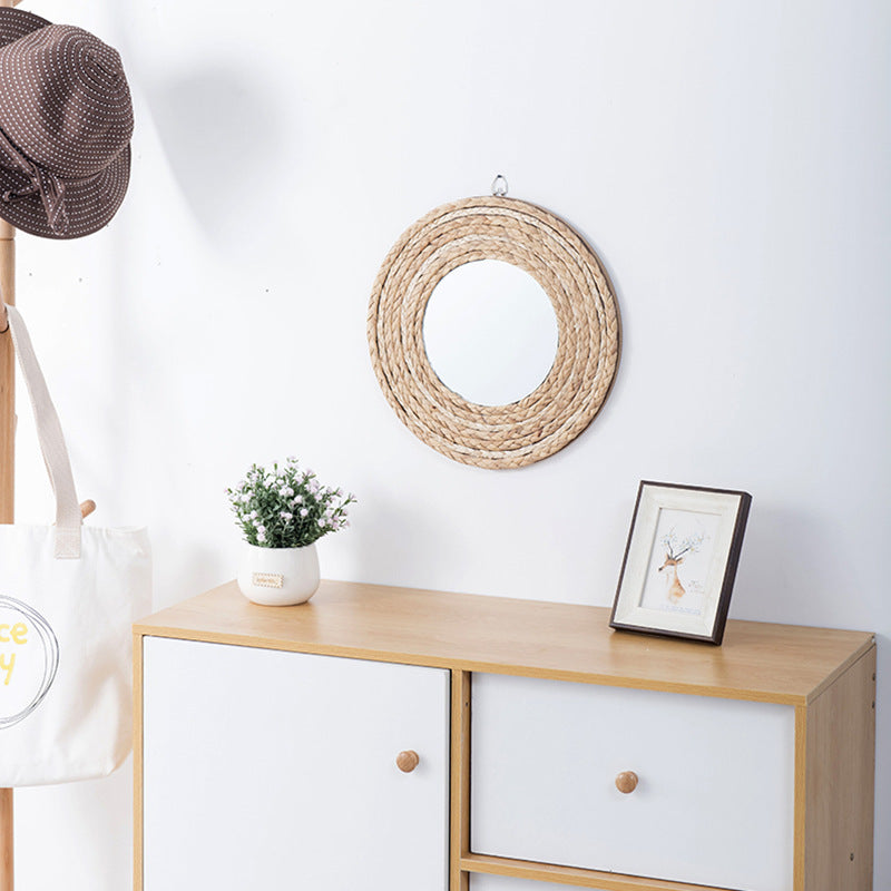 ClarityGlow™ Round Wall-Mounted Makeup Mirror – Sleek Vanity Mirror
