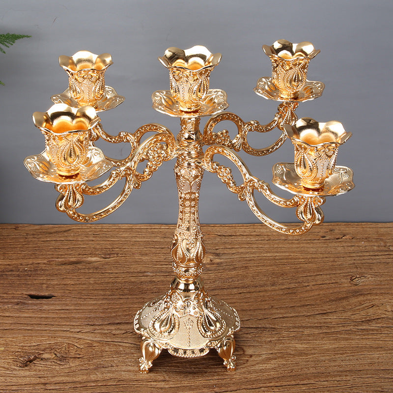 Tulip Candle Holder – Elegant European Style Candlelight Dinner Prop