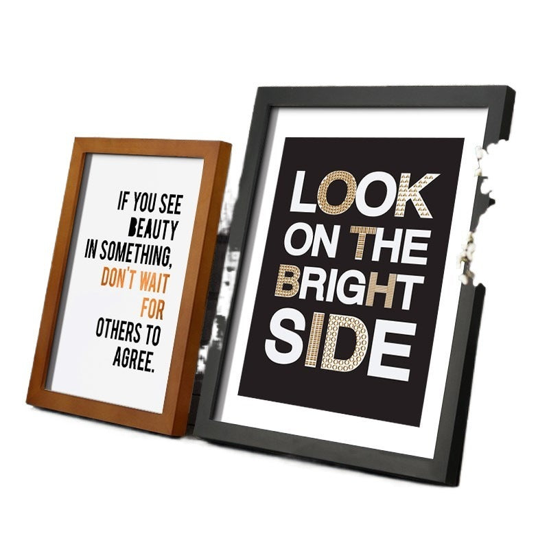 Solid Wood Picture Frame β Rustic Photo Frame & Home Decor Ornament