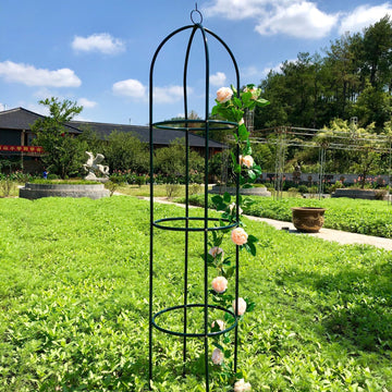 European-Style Lattice Plant Stand – Elegant Indoor/Outdoor Flower Rack for Home & Garden Decor