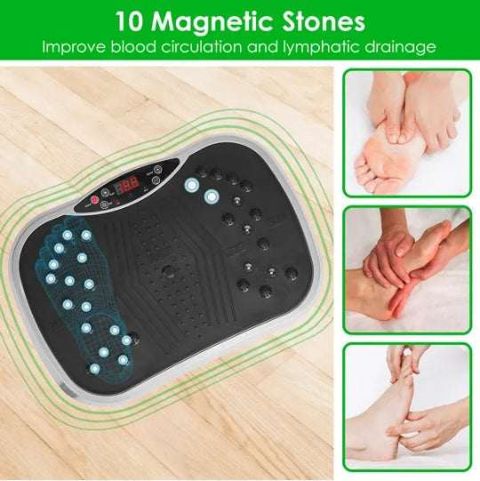 Whole Body Vibration Exercise Machine – Fat Burning Platform with Resistance Bands
