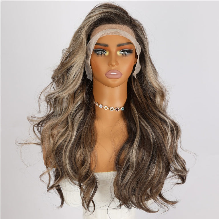 Hot Selling Synthetic Hair Wigs Highlight Wear Go Wigs For Black Women