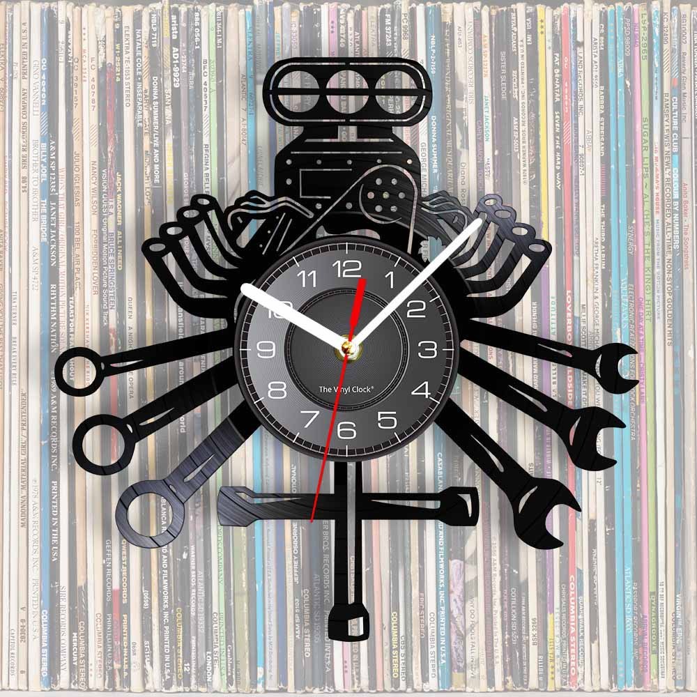 Vintage Gramophone Record Wall Clock β Retro Vinyl-Inspired Wall Decor