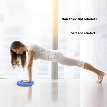 Non-Slip Oval Balance Pad | Odorless Soft Massage Fitness Mat for Stability, Rehab & Core Training