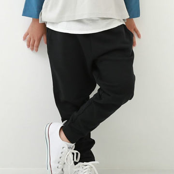 Boys' Cotton Harem Pants – Solid Color Comfy Trousers for Kids' Everyday