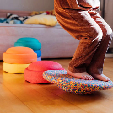 Plastic Wood Surf Balance Board | Core Trainer for Balance, Surf, Skate & Fitness Workouts