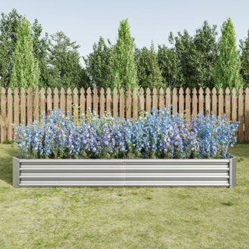 Metal Raised Garden Bed Kit – Durable Black Raised Bed for Flowers, Vegetables & Herbs