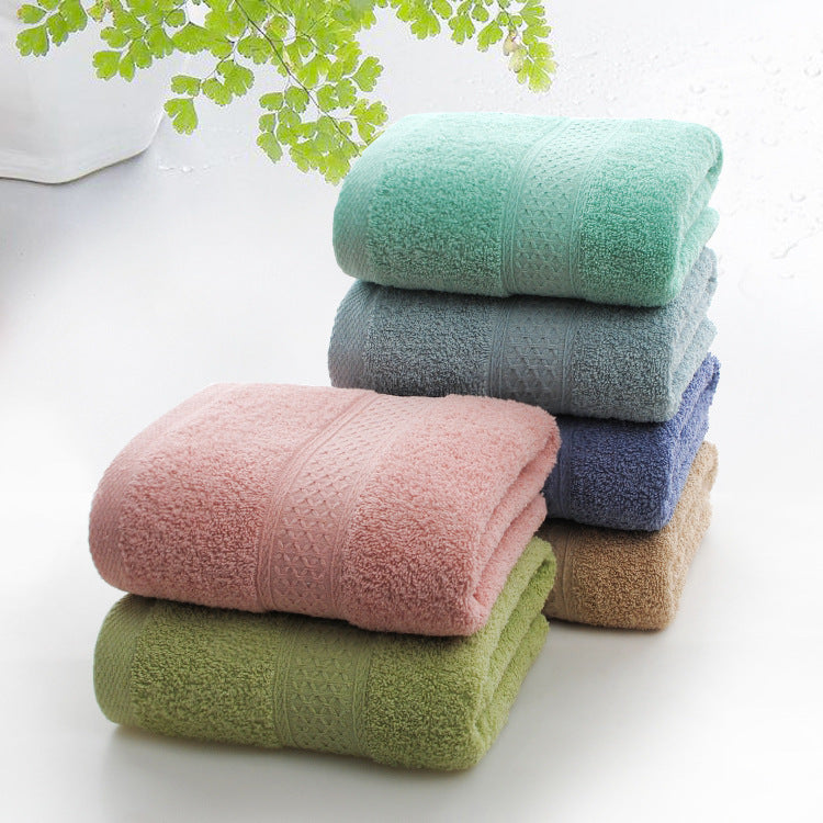 Thickened Cotton Bath & Beach Towel – Soft, Large & Ultra-Absorbent
