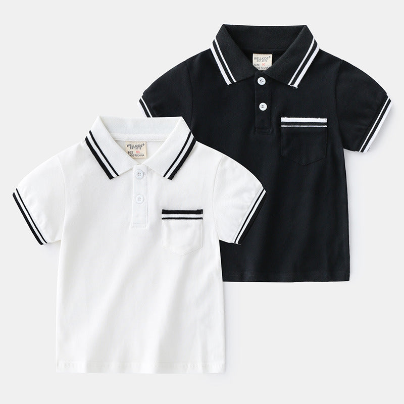 Boys' Summer Polo T-Shirt – Lightweight & Stylish Short Sleeve Top