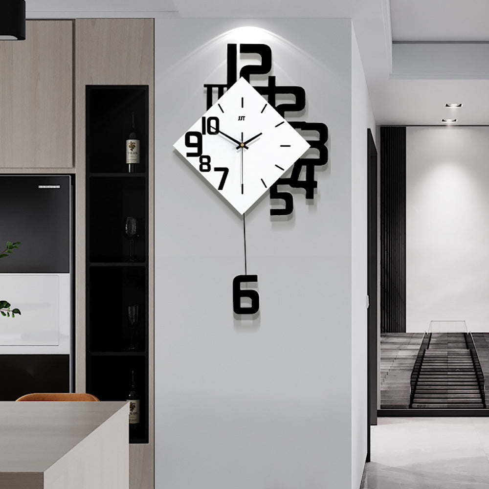 Personalized Wooden Digital Wall Clock – Stylish & Creative Home Decor