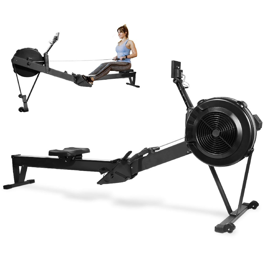 Professional Indoor Rowing Machine – Wind Resistance, LCD Display, Adjustable Air