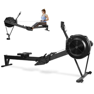Professional Indoor Rowing Machine – Wind Resistance, LCD Display, Adjustable Air