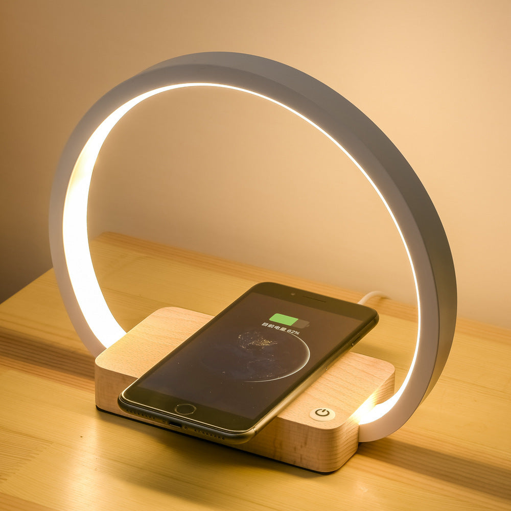 Multi functional Table Lamp – LED Desk Light with Wireless Charger & USB Ports