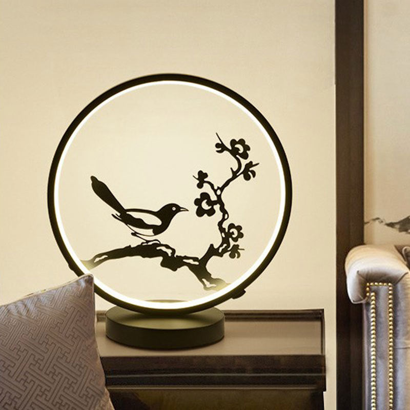 Chinese Style Ceramic LED Table Lamp – Elegant Oriental Home Lighting