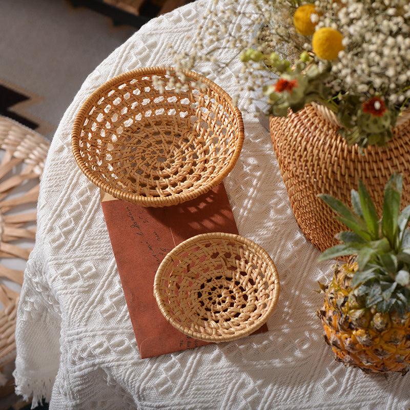 Versatile Fruit & Dried Fruit Cake Storage Basket – Ideal for Food Photography & Display