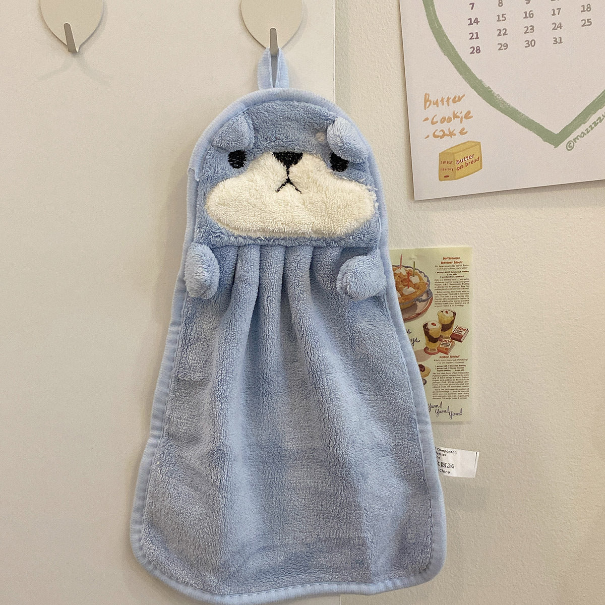 Hanging Coral Fleece Towels – Soft, Absorbent Face Towels for Bathroom & Kids