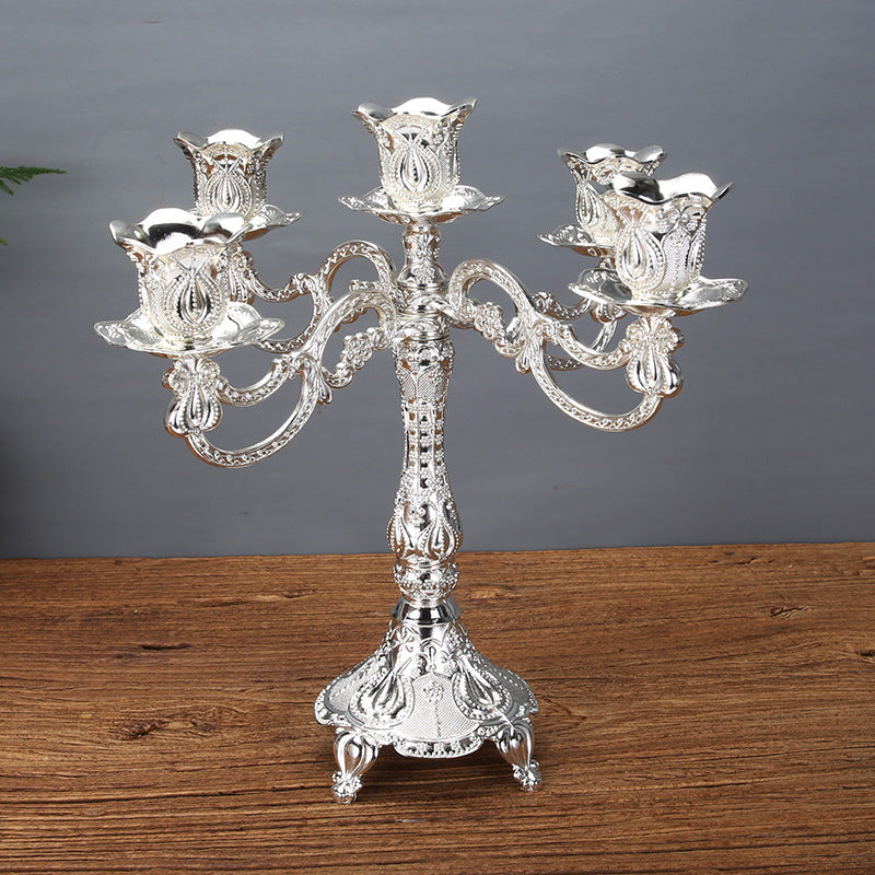 Tulip Candle Holder – Elegant European Style Candlelight Dinner Prop