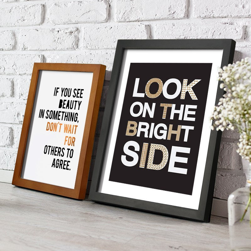 Solid Wood Picture Frame – Rustic Photo Frame & Home Decor Ornament