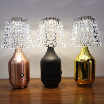 Retro LED Charging Table Lamp – Stylish American Personality Desk & Bedside Light