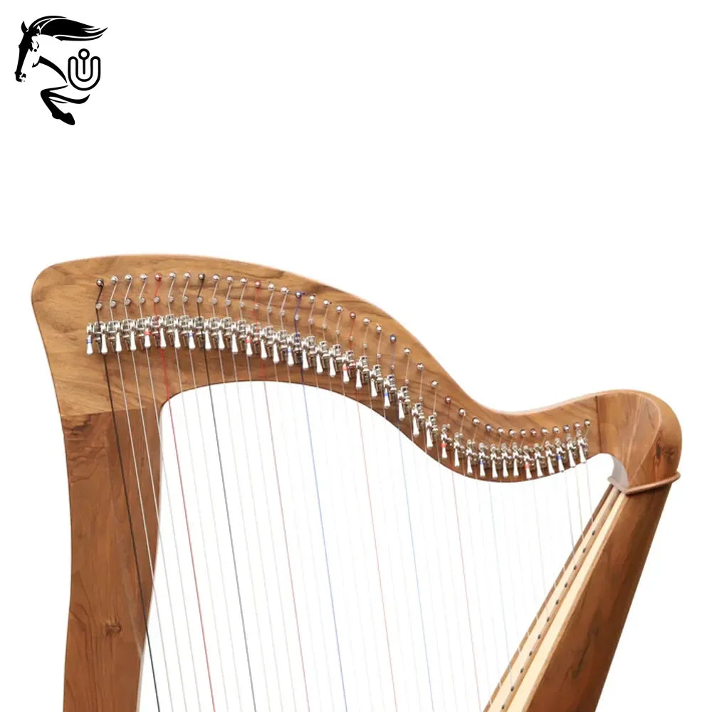 38-String Wooden Irish Harp Premium Quality Customized with Custom Logo UNBRIDLEDS INDUSTRY OEM/ODM Service