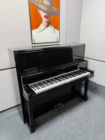 Factory Supply Kawai K48 Black Acoustic Upright Piano for Professional Players Used Japanese Second Hand Piano Solid Wood