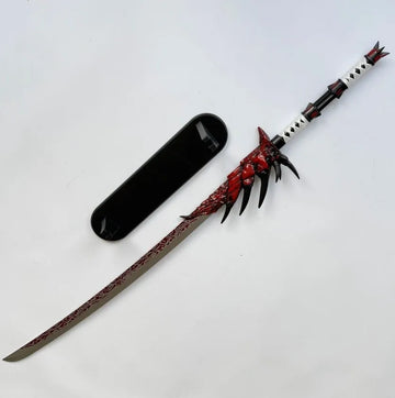 Popular 132cm 2.9kg Male Fire Dragon Sword for Cosplay Collection