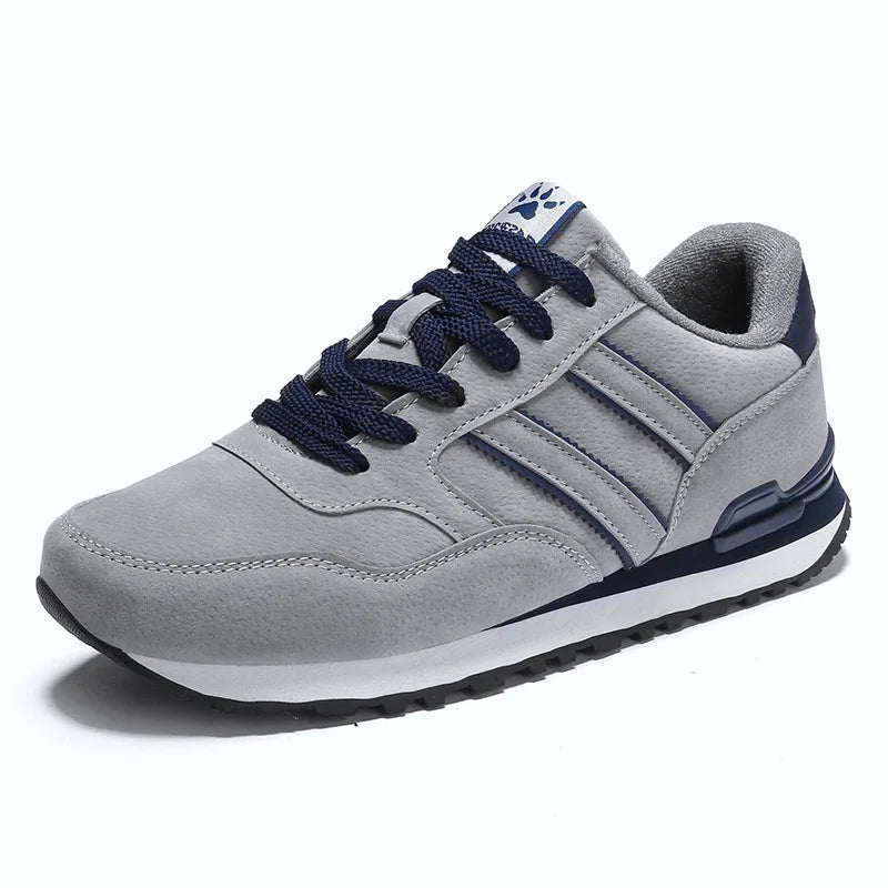 2025 Men Casual Shoes Comfortable Sneakers Artificial Leather Male Spring Flats Trainers Outdoor Mens Shoes Lac-Up Free Shipping